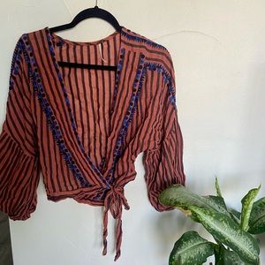 Free People Wrap Top